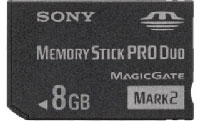 Sony 8GB MS Pro Duo Card (MSMT8GNPSP)